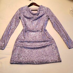 sequin mini dress